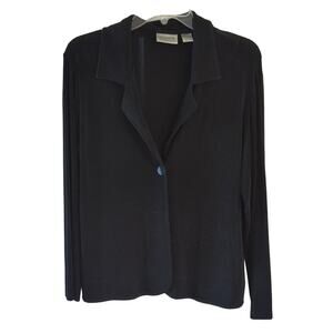 EUC Chico's Blazer, Black, M